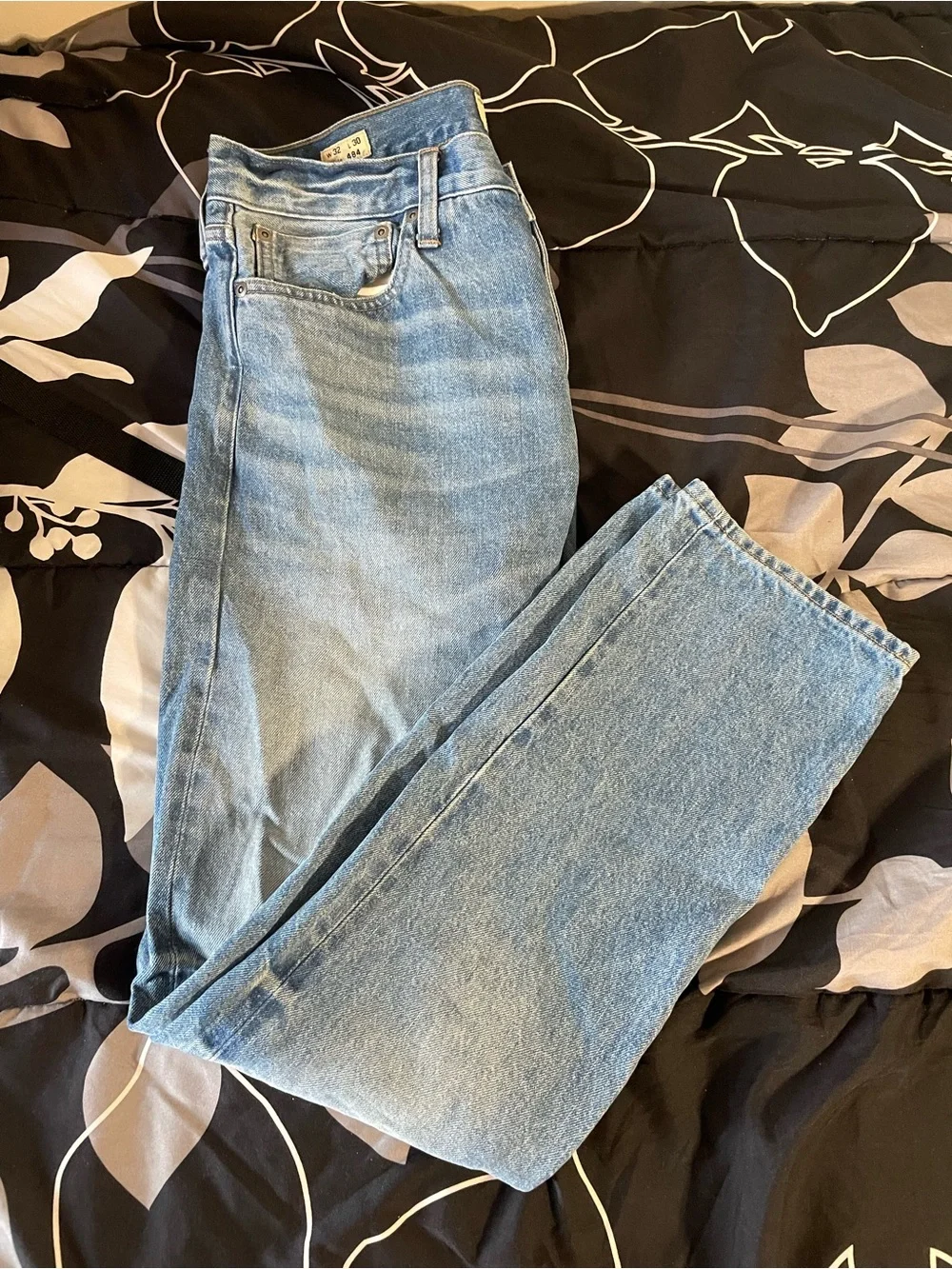 J. Crew Light Blue Straight-Leg Jeans